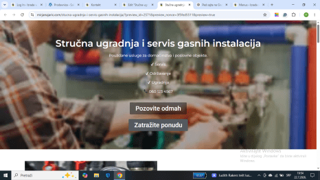 Stručna ugradnja i servis gasnih instalacija